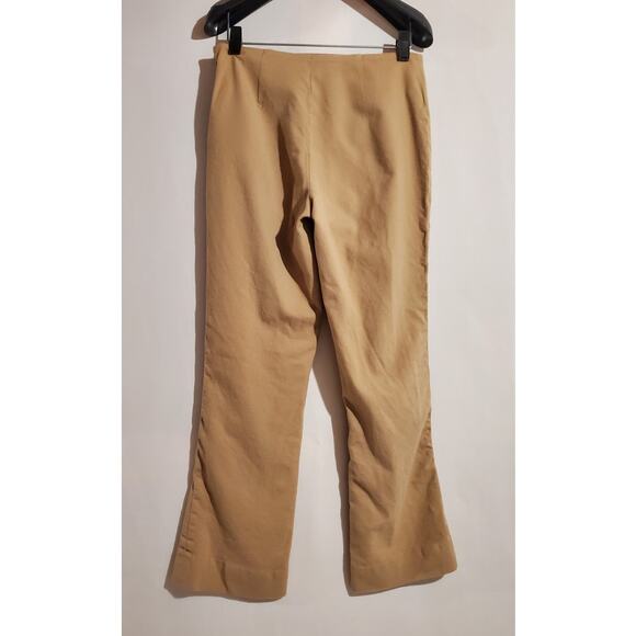 Vtg Ralph Lauren Black Label Wool Trouser Pants Womens Size 8 Tan Career Office - Picture 2 of 13